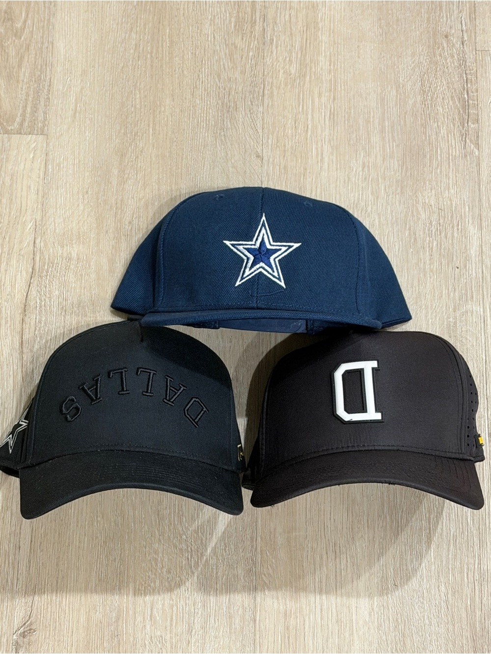 Cowboys Navy Star Men's SnapBack Hats